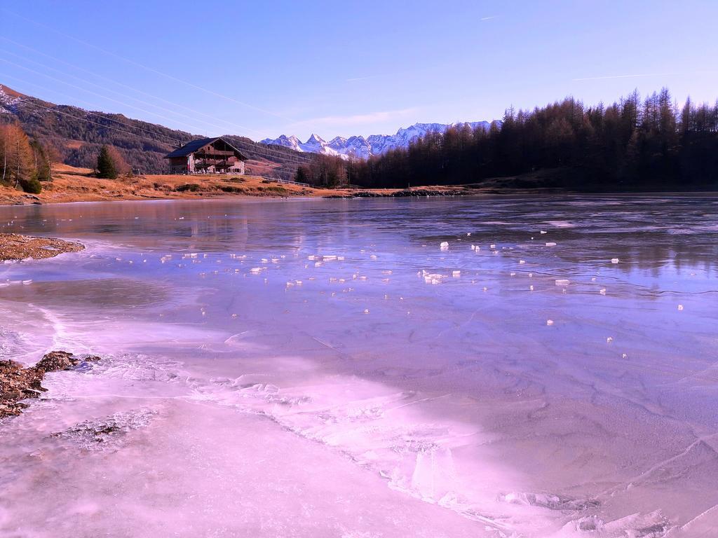 Rifugio Al Lago Del Mortirolo In Inverno Raggiungibile Solo A Piedi Monno Dış mekan fotoğraf